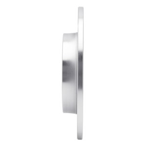 Ford Focus Brake Rotor (1) - Rear Left - R1 Concepts - Drilled & Slotted - Silver - `12-`18